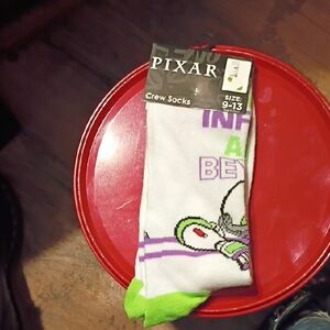 Pixar Buzz Lightyear Crew Socks